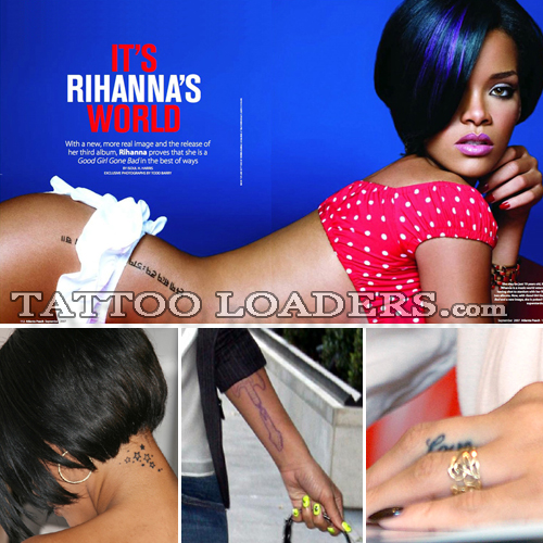 Okay here we go with another crazy celebrity this time it's rihanna tattoos 