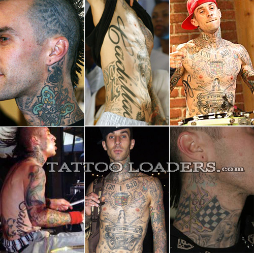 Tattoos On Travis Barker